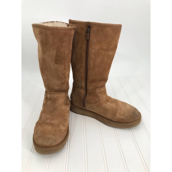 UGG Australia Sumner Tan Suede Boots 1005375 Size 8 - Picture 5 of 12